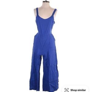 Cynthia Rowley blue 100% linen size 2 small with pockets